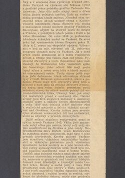 Recenzja. K socialistickemu realismu. Vystava polskeho grafika ve vystavni sini Manesa