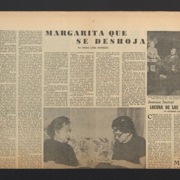 Margarita que se deshoja