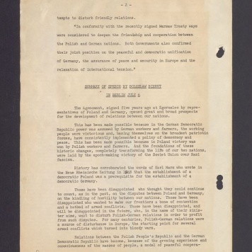 (...) tempts to disturb friendly relations [...]