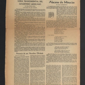 Hora trascendental del magisterio Mexicano