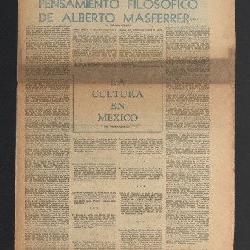 Pensamiento filisofico de Alberto Masferrer