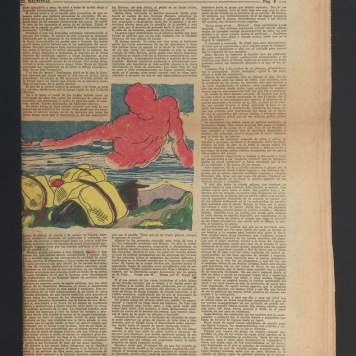 (...) gesto inmutable y seco; les miro a todos de arriba [...]