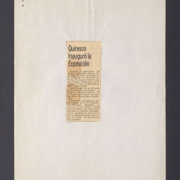 Quirasco Inauguro la Exposicion