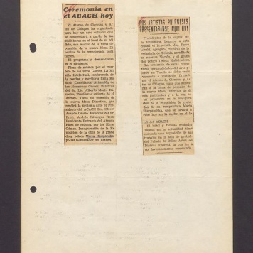 Ceremonia en el Acach hoy
