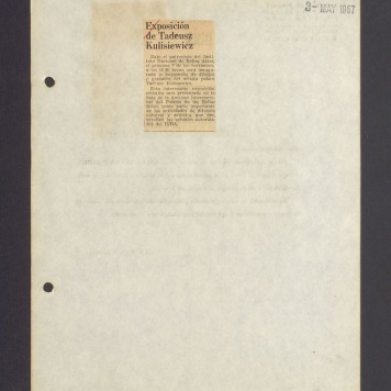 Exposicion de Tadeusz Kulisiewicz