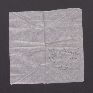 H. Sandler,  1465 East 55th Place 