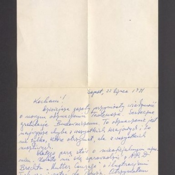 Kochani! Dzisiejsze gazety przyniosły wiadomość [...]