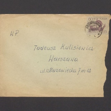 Koperta, nad. Anna Malec