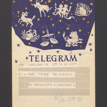 Telegram. Z okazji dostojnej rocznicy urodzin [...]
