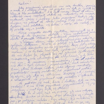 Kochani! Jaką przyjemność sprawiliście mi swą kartką, pamięcią o mnie [...]