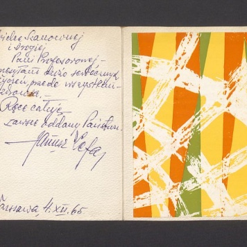 Wielce Szanownej i Drogiej Pani Profesorowej - przesyłam dużo serdecznych życzeń [...]