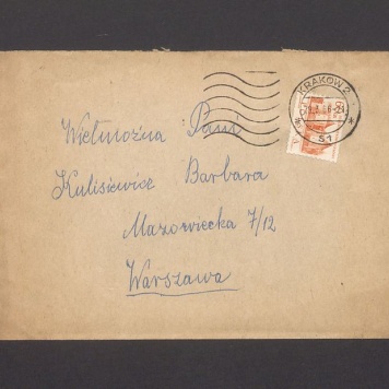 Koperta, nad. Suder Maria