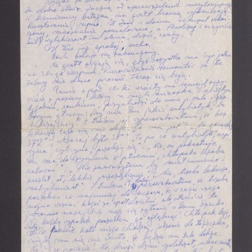 Kochani! Dzięki za dwie aż kartki tworzące jeden list [...]