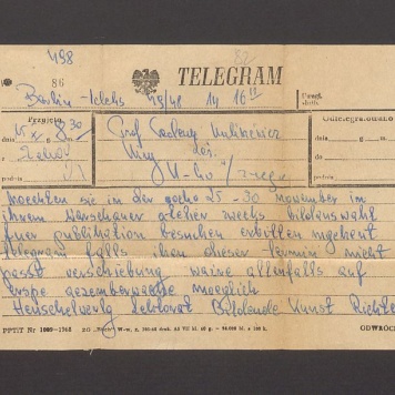 Telegram. Mochten sie in der woche [...]