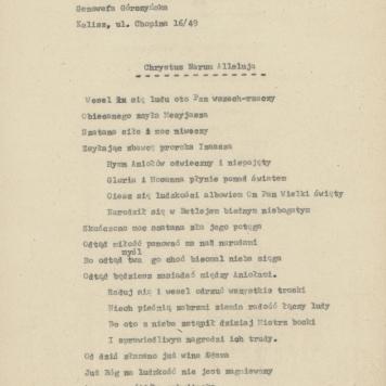 Chrystus Narum Alleluja