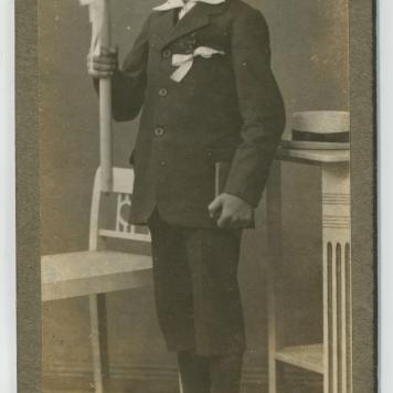 Portret komunijny chłopca