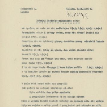 Dzisiaj Jasieńko przeniczkę sieją