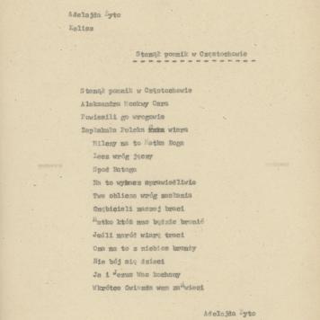 Stanął pomnik w Częstochowie