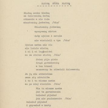 Bledną oczka bledną