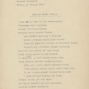 Chrystus Narum Alleluja