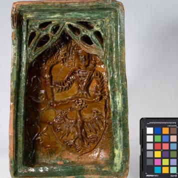 Kafel z herbem Orzeł Biały