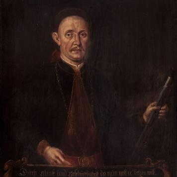 Portret króla kurkowego Michaela Grabińskiego