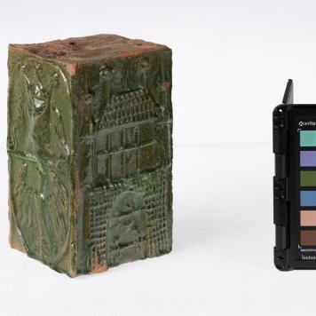 Kafel z herbem Orzeł Biały