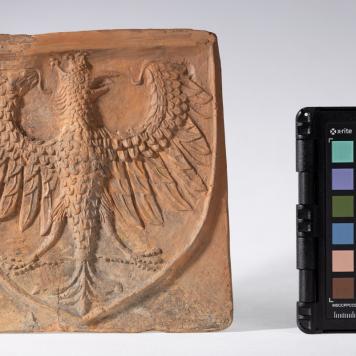 Kafel z herbem Orzeł Biały