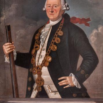 Portret króla kurkowego Carla Gieringa