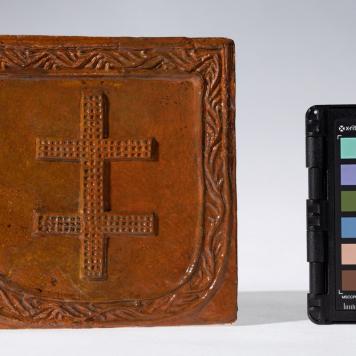 Kafel z herbem Bojcza