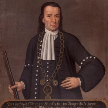 Portret króla kurkowego Johanna Wilischa