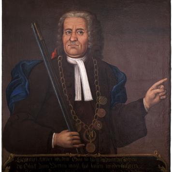 Portret króla kurkowego Samuela Klebera