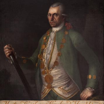 Portret króla kurkowego Martina Keschnera