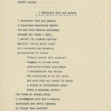 A tymczasem leżę pod gruszą