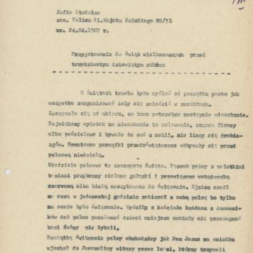 Przygotowania do świąt wielkanocnych przed trzydziestym dziewiątym rokiem