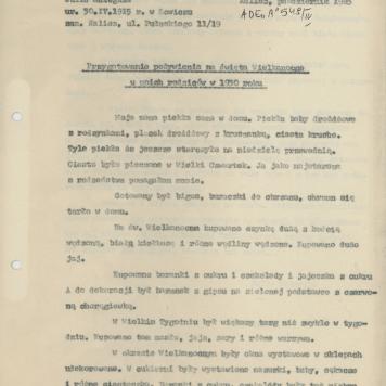 Przygotowanie pożywienia na święta wielkanocne u moich rodziców w 1930 roku