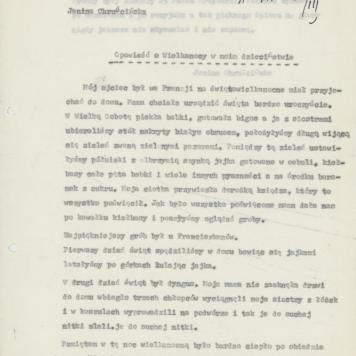 Opowieść o Wielkanocy w moim dzieciństwie