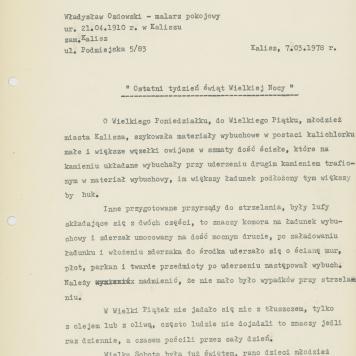 Ostatni tydzień Świąt Wielkiej Nocy