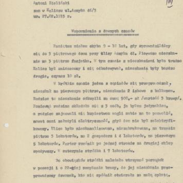 Wspomnienia z dawnych czasów