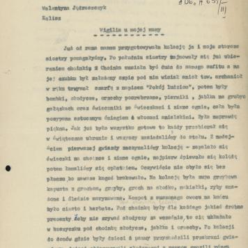 Wigilia u mojej mamy