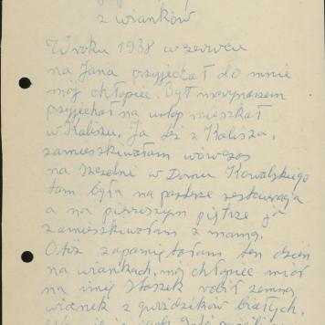 Mój pamiętny dzień z wianków