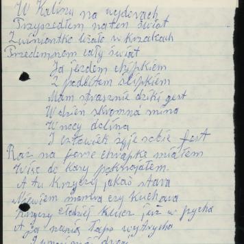 Piosenka sprzed 1914 r.