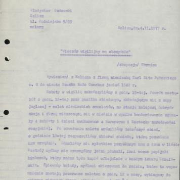 Wieczór wigilijny na obczyźnie