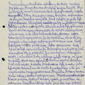 Moje wspomnienia ucieczki z Kalisza w r. 1939