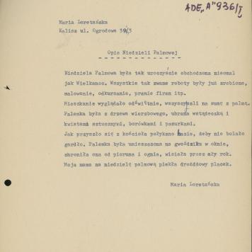 Opis Niedzieli Palmowej