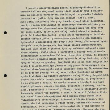 Dawny handel mięsno-wędliniarski w Kaliszu