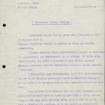 Wyzwolenie miasta Kalisza