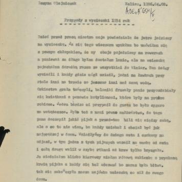 Przygody z wycieczki 1934 rok