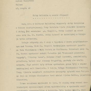 Chóry kaliskie w czasie okupacji