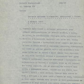 Zwyczaje związane z poznaniem, zaręczynami i ślubem młodych ludzi